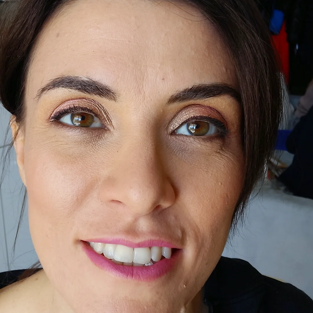 Trucco occhi verde acqua